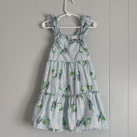 Bluey Other - Kids Floral Bluey Dress Size 5T